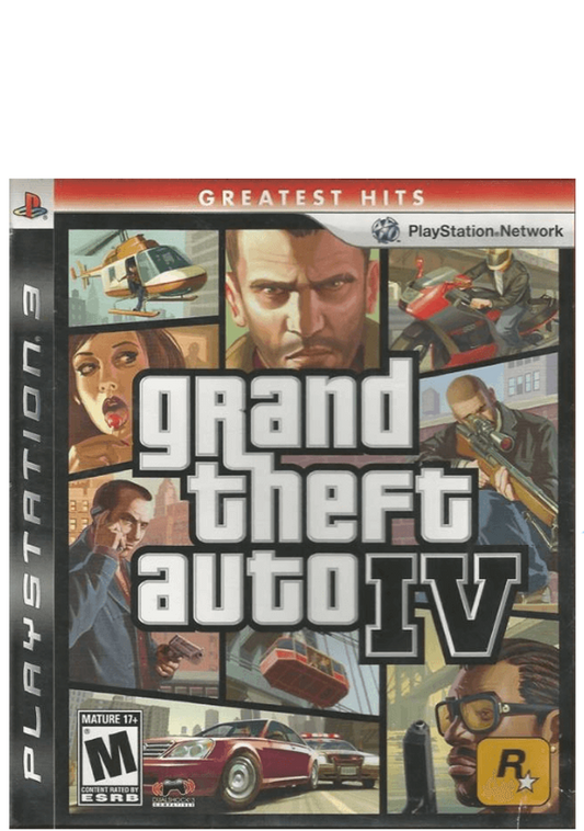 Grand Theft Auto IV Greatest Hits PS3 Game | PlayStation 3 Video Games