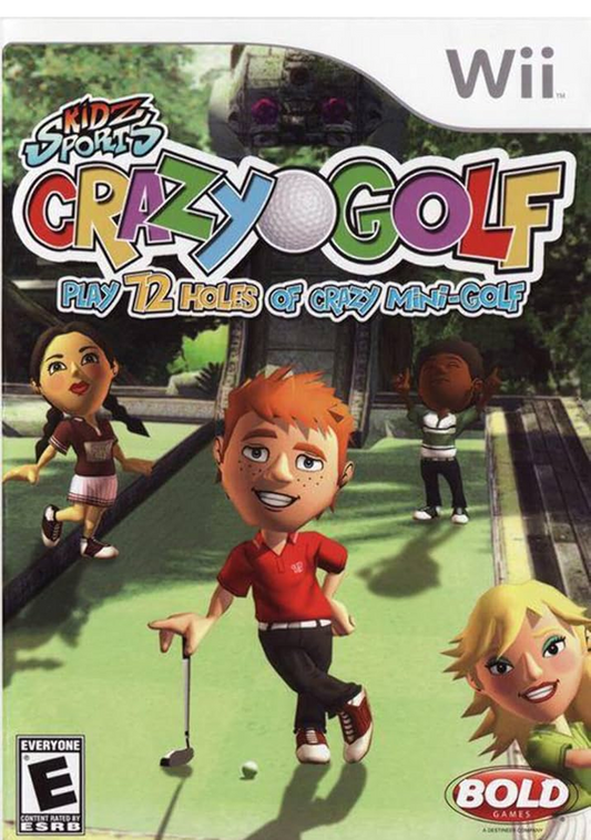 Kidz Sports Crazy Golf Video Game | Nintendo Wii Video Games