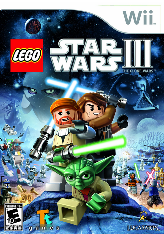 LEGO Star Wars III The Clone Wars Video Game | Nintendo Wii Video Games